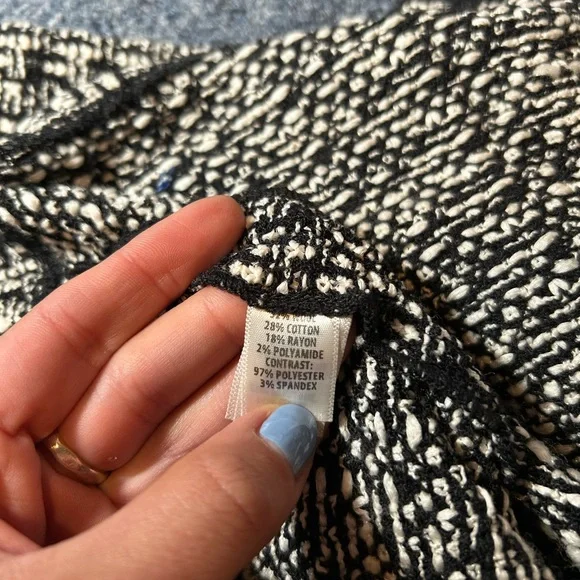 St. John Classic Black and White Tweed Suit Set - Picture 4 of 10